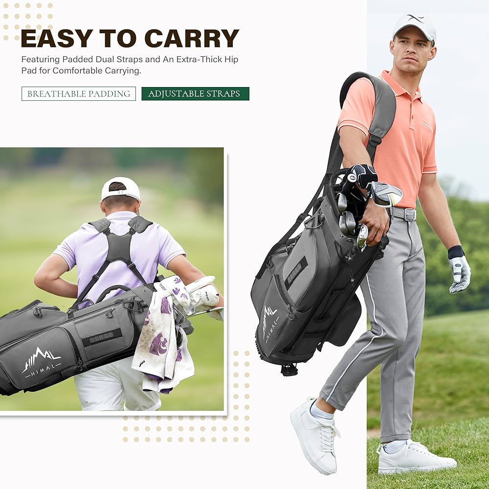 Amazon.co.jp: UNIHIMAL ゴルフスタンドバッグ 7ウェイトップ